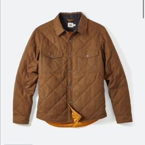 Flint and Tinder Quilted Waxed Shirt Jacket